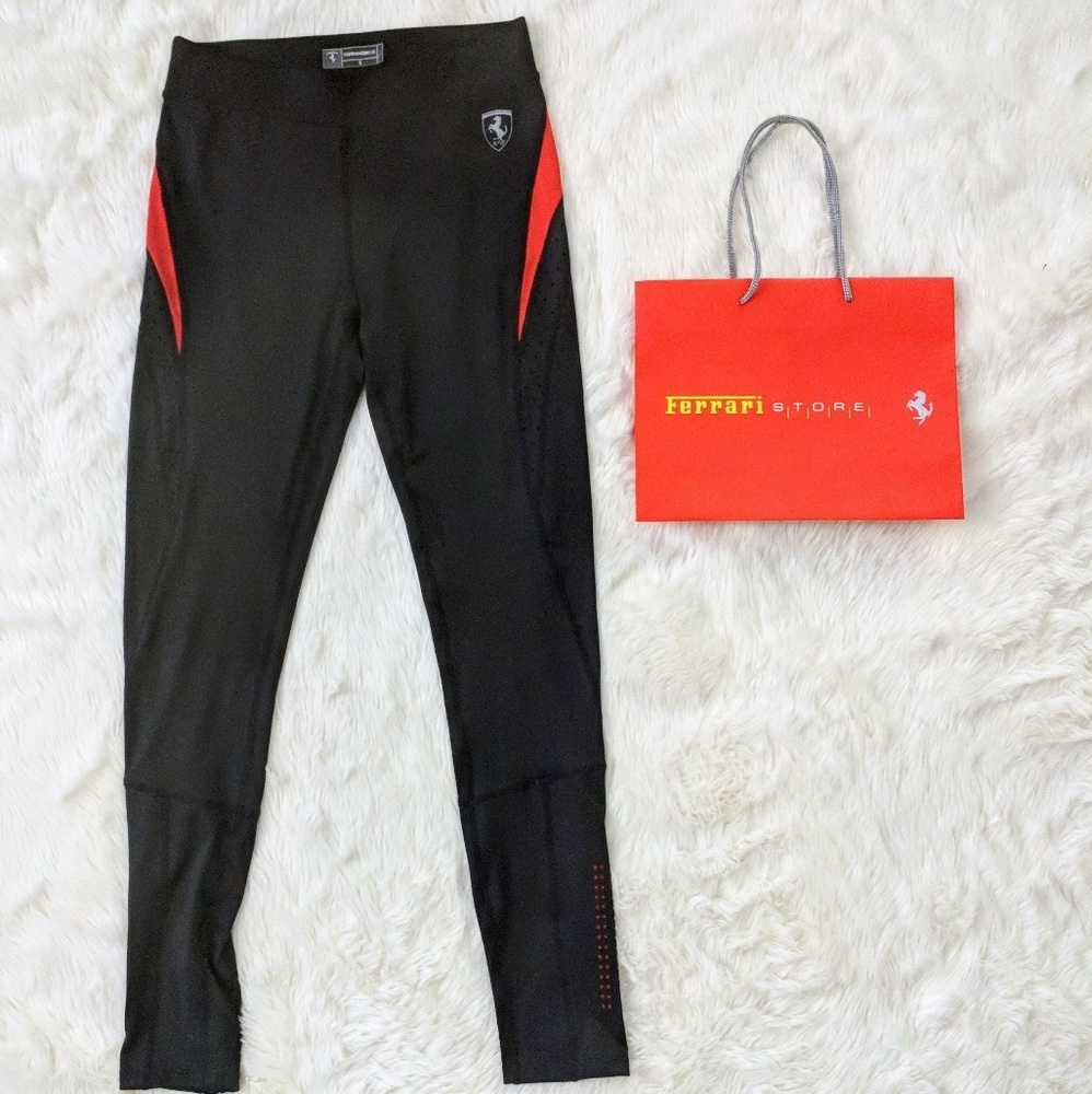Ferrari running pants *comes with bag*